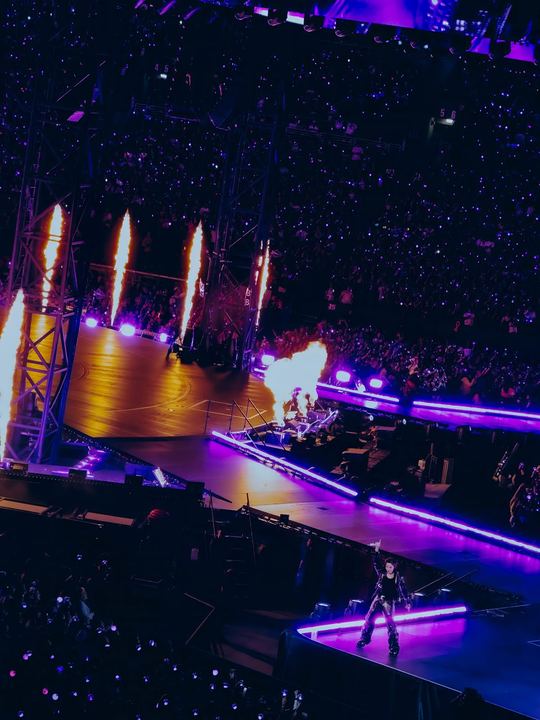 BTS live — photo by Malachi Sanchez