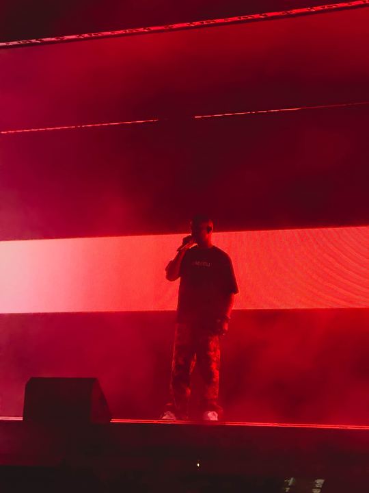 Kid Cudi live — photo by Malachi Sanchez