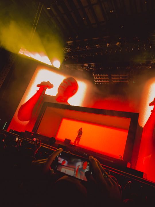 Kid Cudi live — photo by Malachi Sanchez