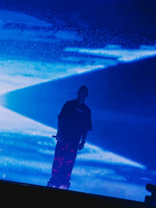 Kid Cudi live — photo by Malachi Sanchez