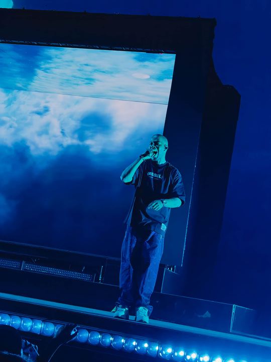 Kid Cudi live — photo by Malachi Sanchez
